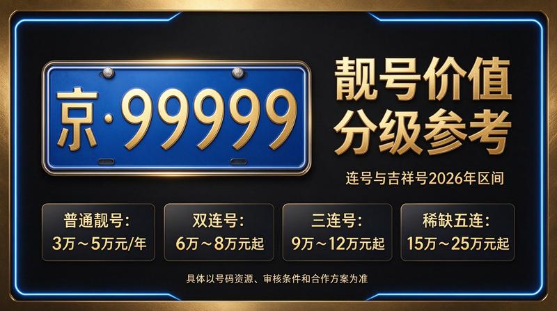 北京租车牌照闲置指标展示
